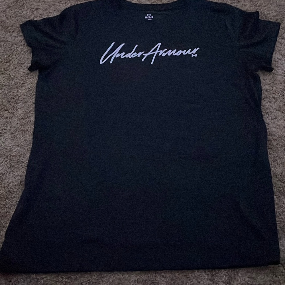 under armor, black, large.